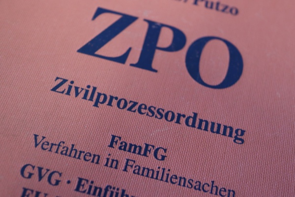 Cover einer Ausgabe der ZPO
