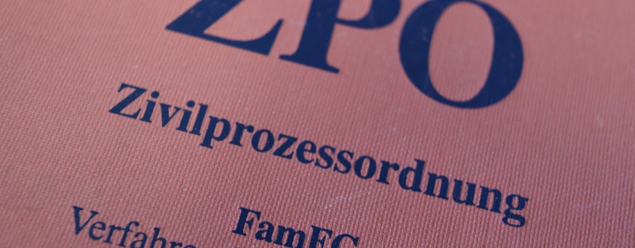 Cover einer Ausgabe der ZPO