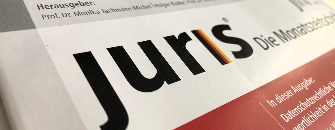 Titelzeile des Titelblatts der Zeitschrift jM - Juris Die Monatszeitschrift